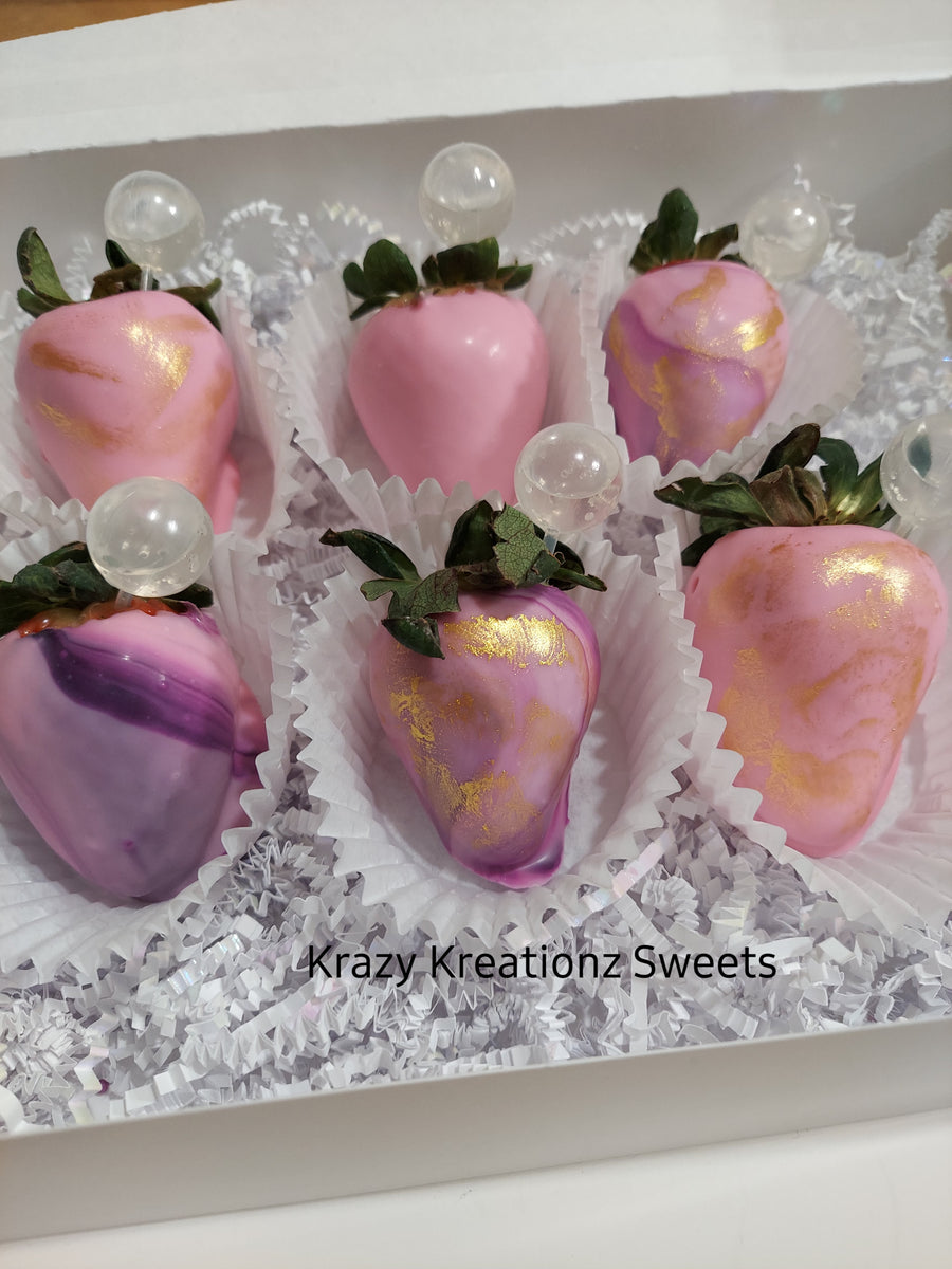 Infused Chocolate Covered Strawberries – Krazy Kreationz Sweets