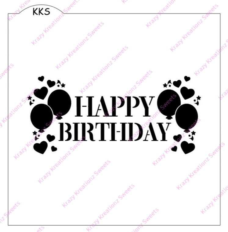 Happy Birthday Cake Stencil – Krazy Kreationz Sweets happy-birthday-cake-stencil-krazy-kreationz-sweets