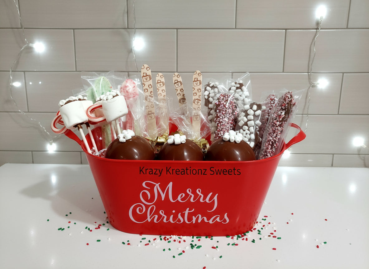 Sweet Holiday COCORO セット Mega Hot Chocolate Gift Set | Holiday Cocoa Bar | Krazy Kreationz