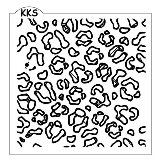 Cheetah Print Stencil – Krazy Kreationz Sweets