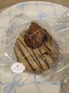 Brownie Stuffed Chocolate Chip Cookie