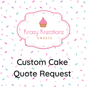 Custom Cakes - Quote Form
