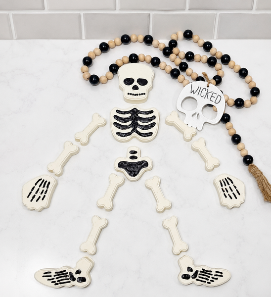 Bag of Bones Chocolate Skeleton Puzzle Set
