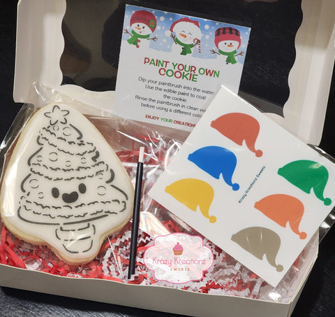 Paint Your Own Christmas Cookie Kit