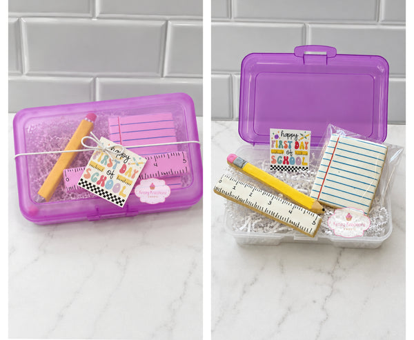 Back to School Pencil Box Cookie Gift Set