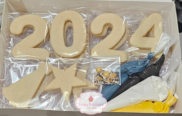New Years Eve Decorate Your Own Cookie Kit
