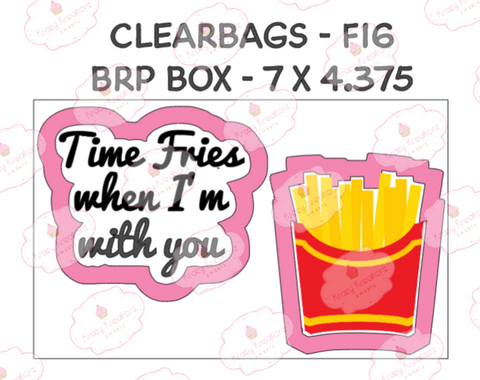 Time Fries When I'm With You Cookie Cutter & Set