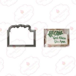 Greenery Plaque Cookie Cutter