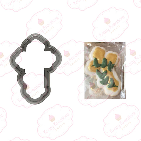 Cross & Greenery Cookie Cutter