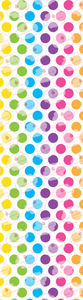 Rainbow Polka Dot Cookie Sleeve Backer