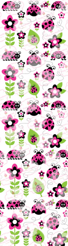 Pink-Black Lady Bug Cookie Sleeve Backer