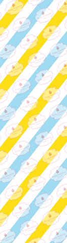 Baby Blue-Yellow Cookie Sleeve Backer