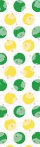 Green-Yellow Polka Dot Cookie Sleeve Backer