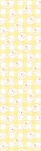 Yellow Plaid Cookie Sleeve Backer