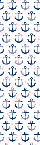 Navy Blue-White Cookie Sleeve Backer