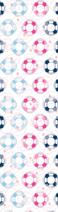 Navy- Pink-Baby Blue Float Cookie Sleeve Backer