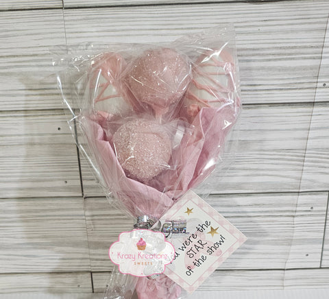 Ballet Slipper Cake Pop Bouquet