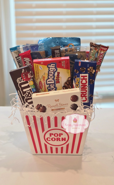 Movie Night Basket – Sweet & Salty Snack Gift Box
