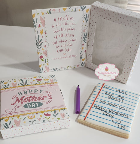 Mother's Day Cookie Card