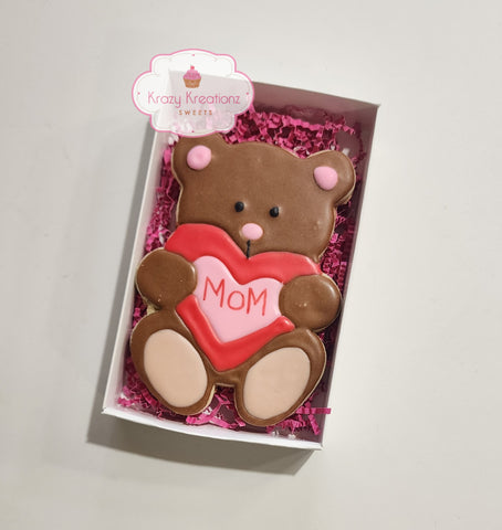 Jumbo Mom Teddy Bear Cookie