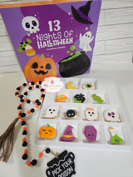 13 Nights of Halloween Cookie Advent Calendar