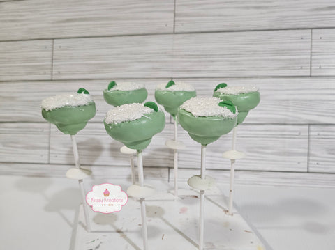 Margarita Glass Cake Pops