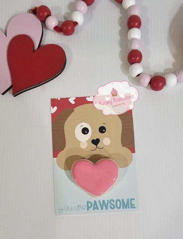 You Are Pawsome Cookie Card