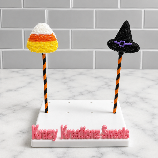 Cute Ghost Cake Pops – Boy or Girl Halloween Chocolate Cake Pops | Custom Halloween Treats (1/2 Dozen)