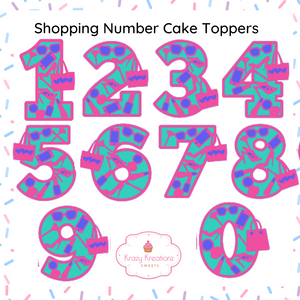 Shopping Number Toppers