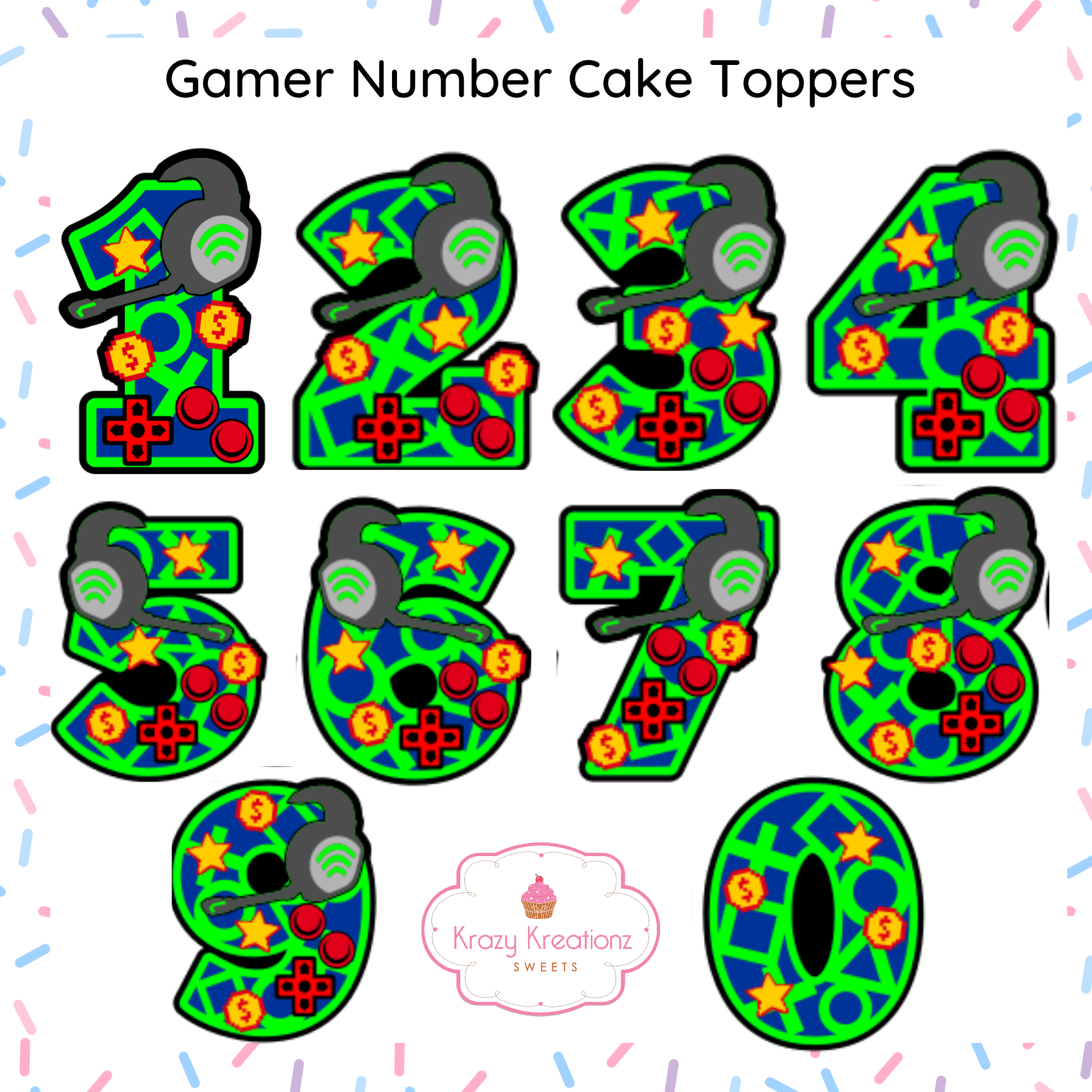 Gamer Number Toppers