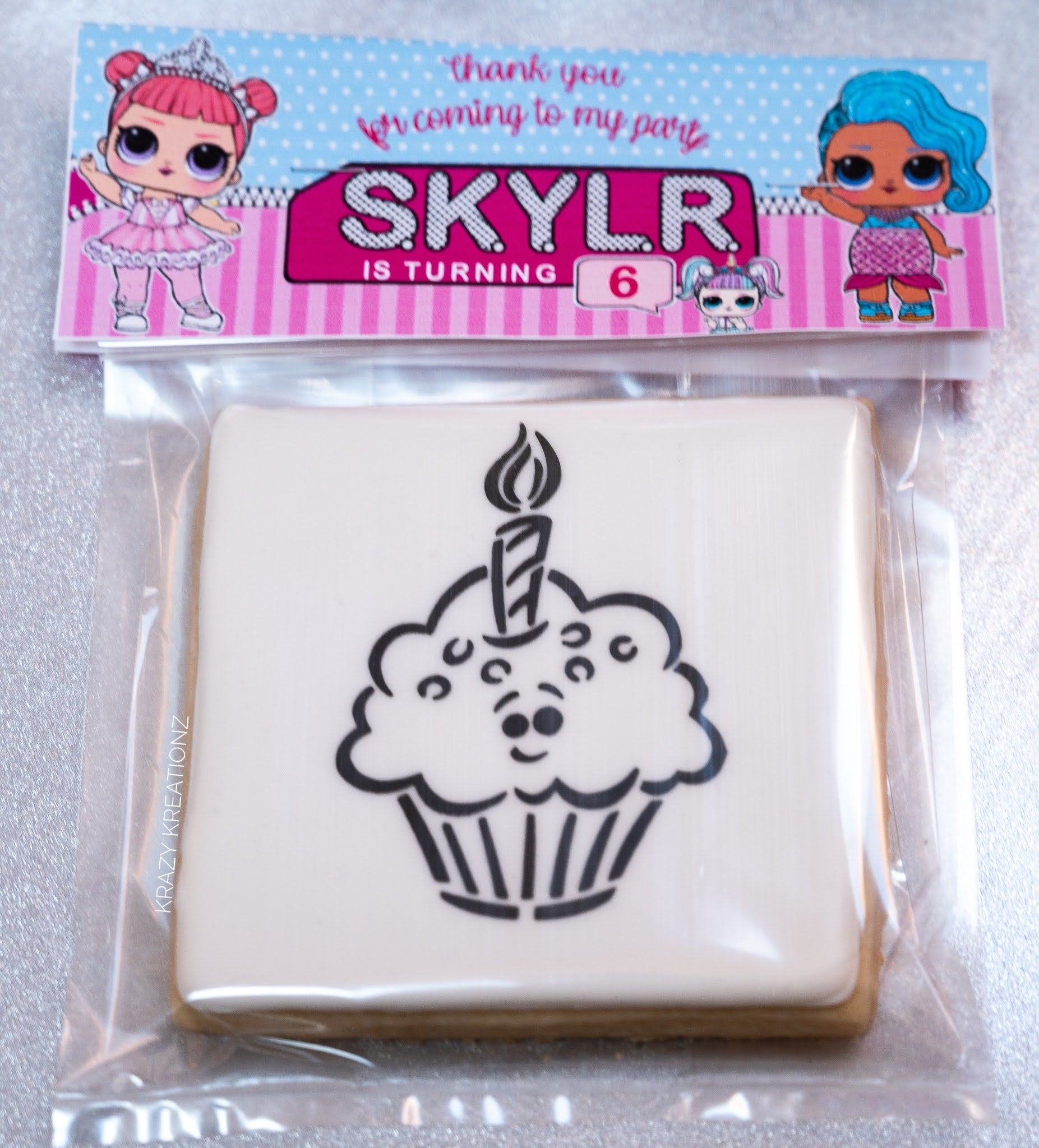 Paint Your Own Cookie Party Favors – Krazy Kreationz Sweets