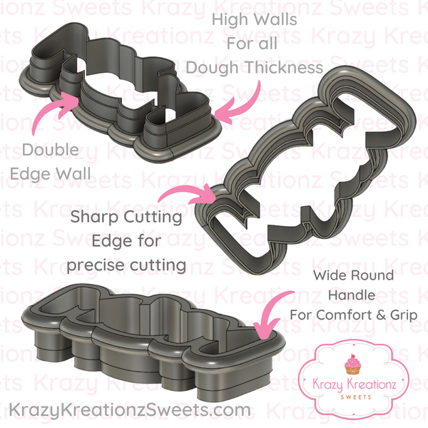 Watermelon Eating Gnome Cookie Cutter