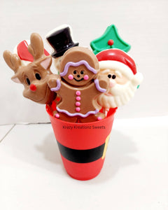 Holiday Chocolate Lollipop Bouquet