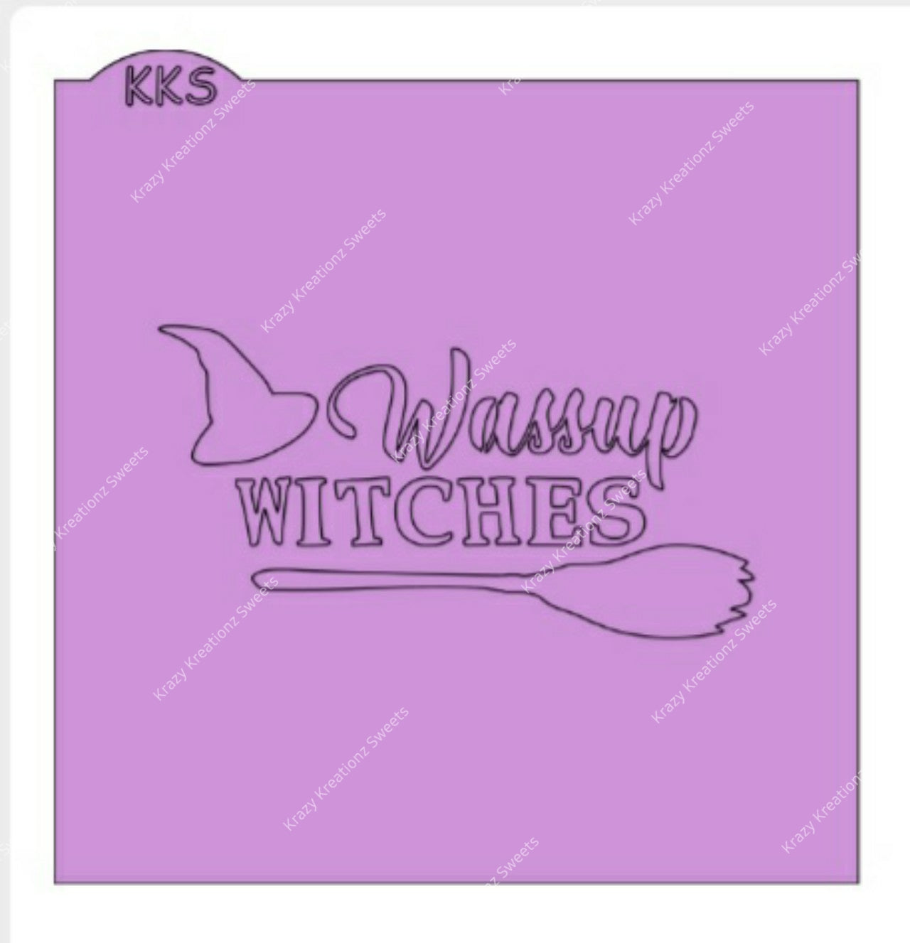 Wassup Witches Stencil