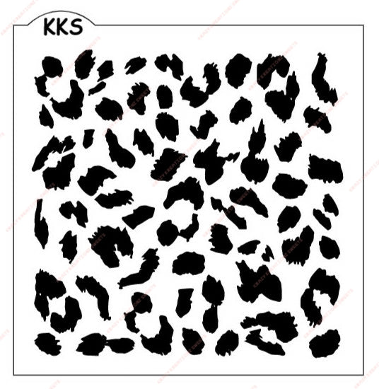 Leopard Print Stencil – Krazy Kreationz Sweets
