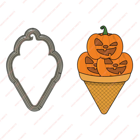 Pumpkin Cone Cookie Cutter