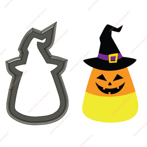 Candy Corn Witch Cookie Cutter