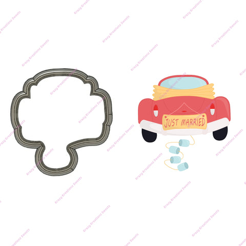 Just Married Car Cookie Cutter