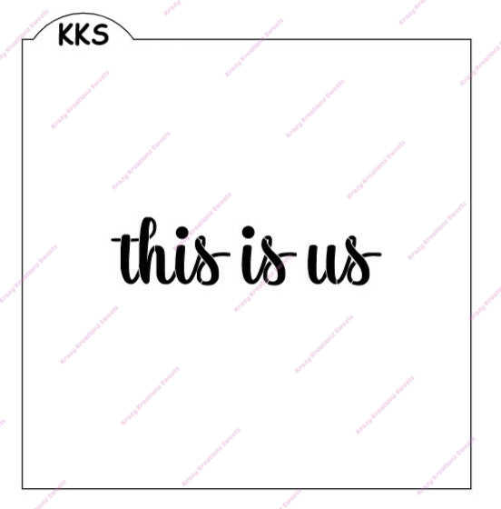 This is Us Stencil