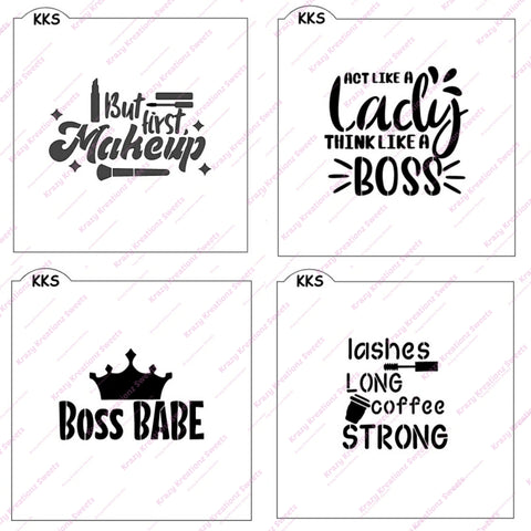 Girly Girl Stencil Bundle