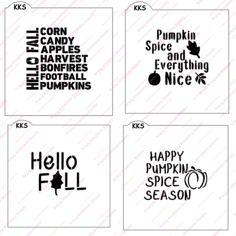 Fall Stencil Bundle