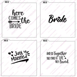 Wedding Stencil Bundle 1