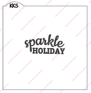 Sparkle Holiday Stencil