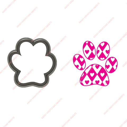 Paw Print Cookie Cutter