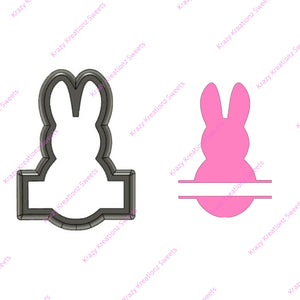 Rabbit Silhouette Plaque Cookie Cutter