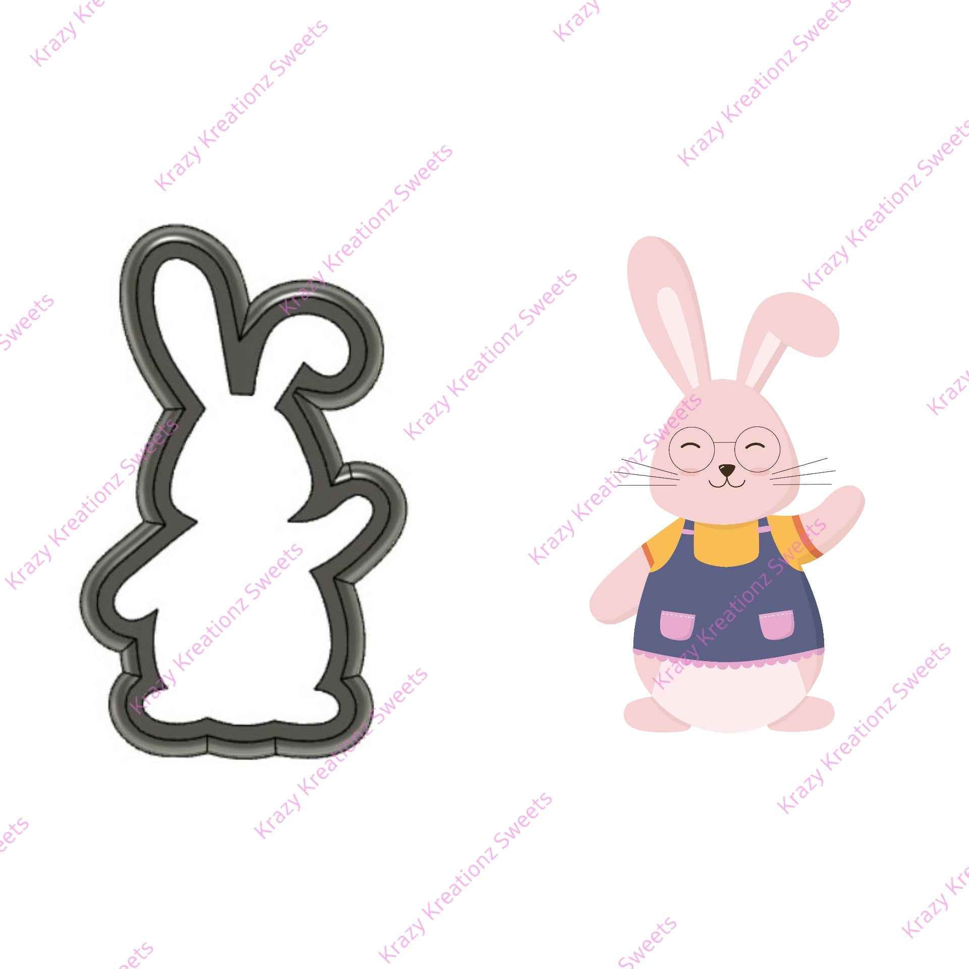 Peter The Bunny Cookie Cutter
