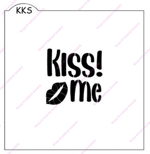 Kiss Me Stencil