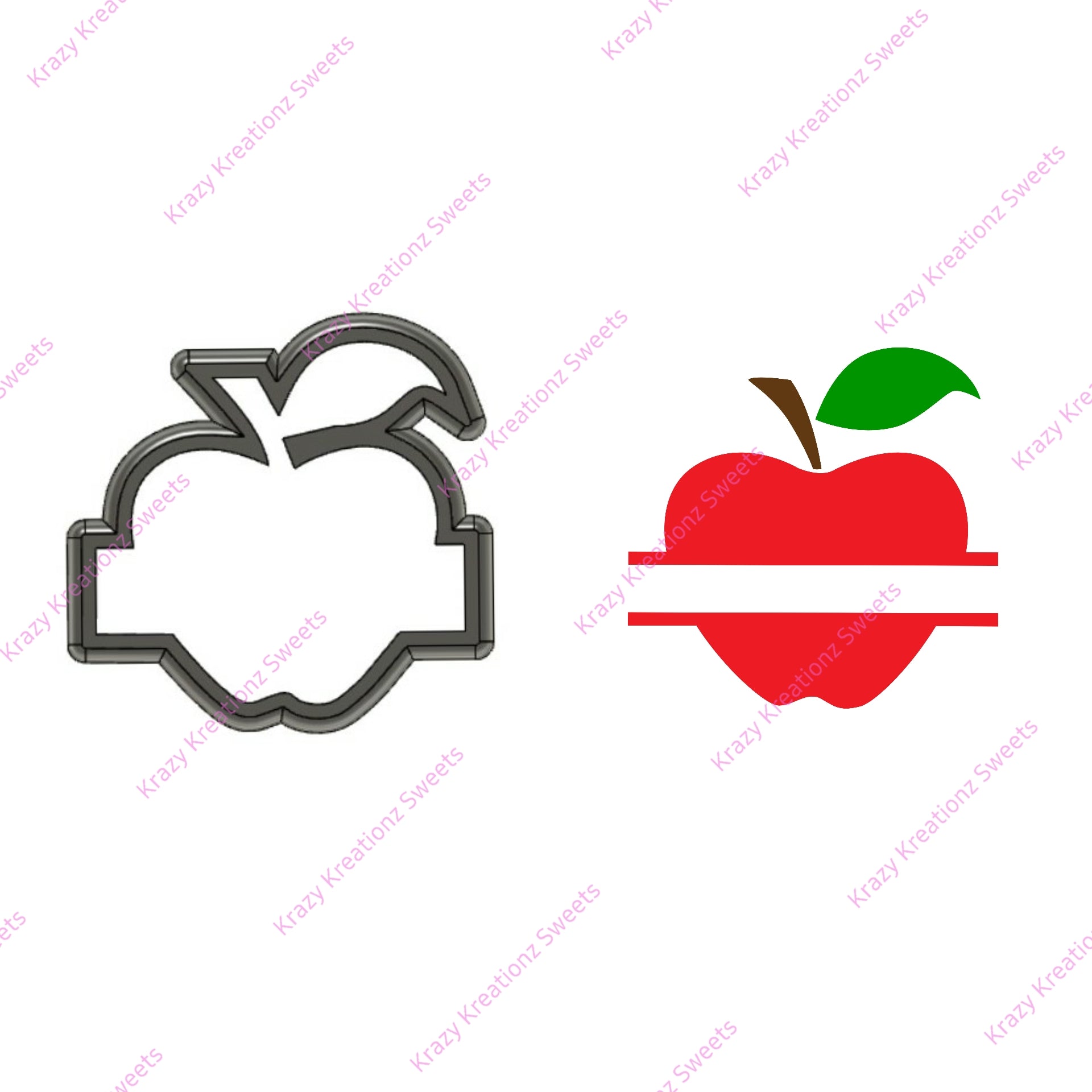 Apple Plaque Cookie Cutter