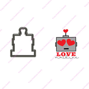 Love Machine Robot Cookie Cutter