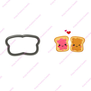 Peanut Butter and Jelly Cookie Cutter